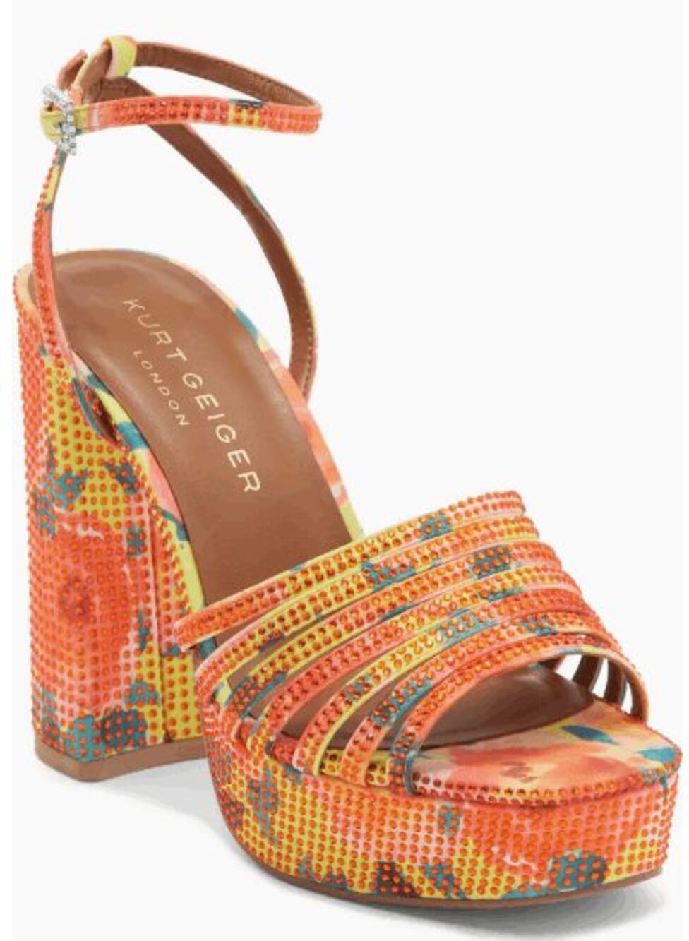 NWT Kurt Geiger Pierra Ankle Strap Platform Sandal- Size 9